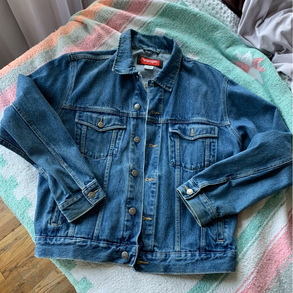 Vintage Wrangler Hero Classic Blue Denim Jacket
